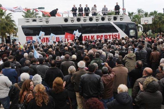 Kılıçdaroğlu, Kumluca Ve Finike'yi Ziyaret Etti