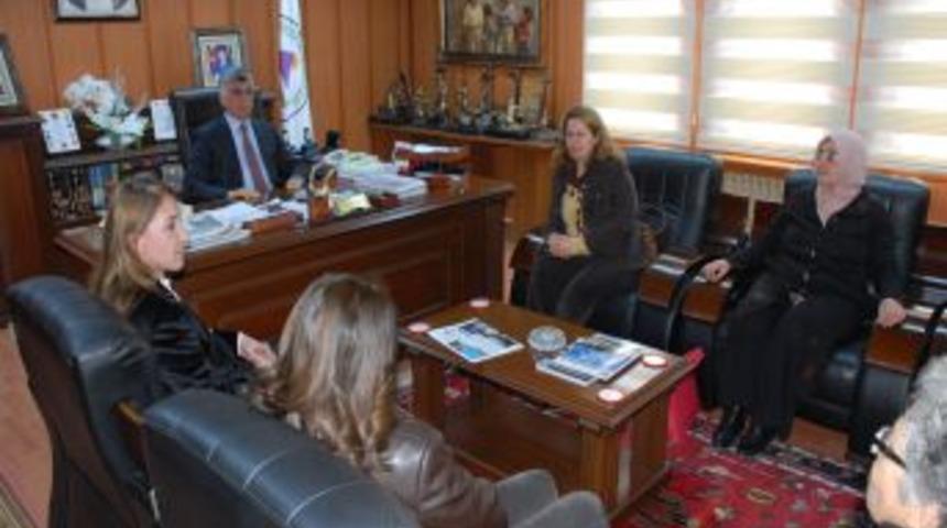 Başkan B&uuml;y&uuml;kaslan&rsquo;a, 'Kadın Dostu Kent Projesi' I&ccedil;in Ziyaret