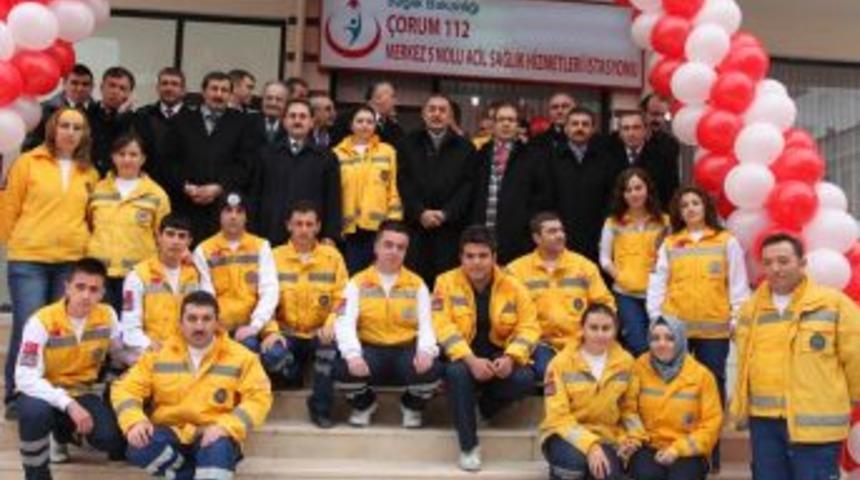 112  istasyonları a&ccedil;ılışı ile ambulans teslim t&ouml;reni yapıldı