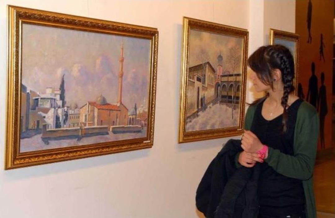 Ressam Aliyev, Sanko Sanat Galerisi&rsquo;nde Sergi A&ccedil;tı