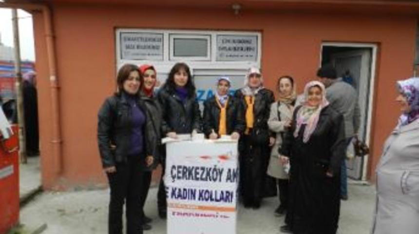 Ak Parti Kadın Kolları&rsquo;ndan &Uuml;ye &Ccedil;alışması