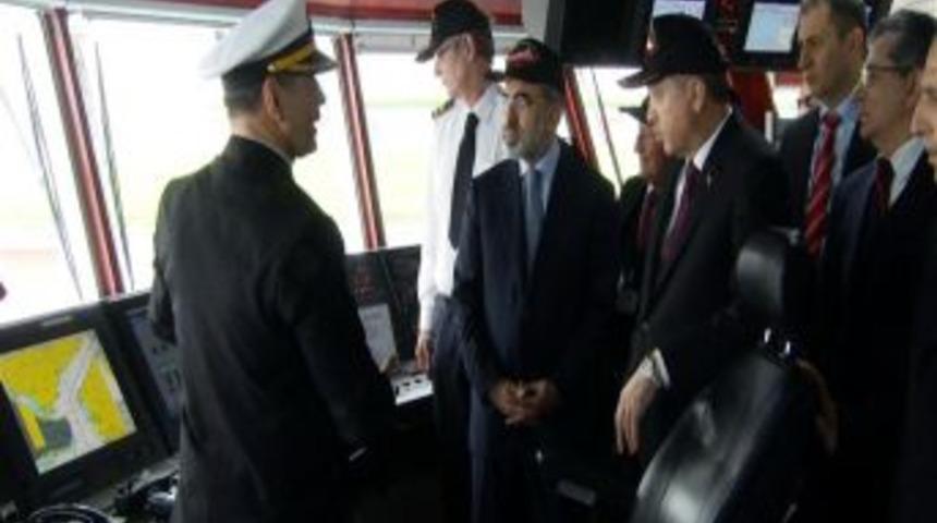 Erdoğan Sismik Araştırma Gemisinin D&uuml;menine Ge&ccedil;ti