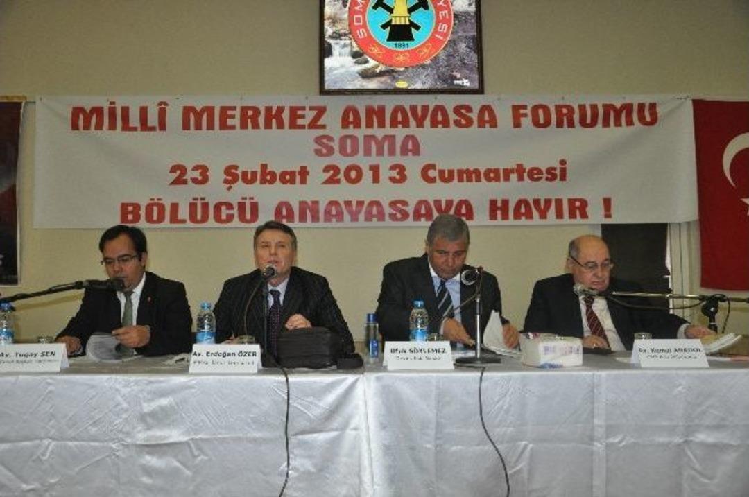 Milli Anayasa Forumu'nun 123. Durağı Soma Oldu