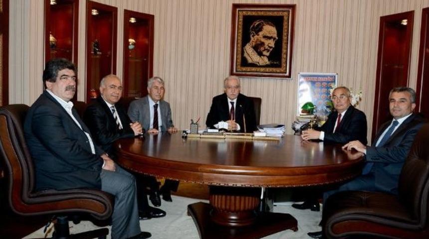 Eski Başkanlardan Aldırmaz&rsquo;a Ziyaret