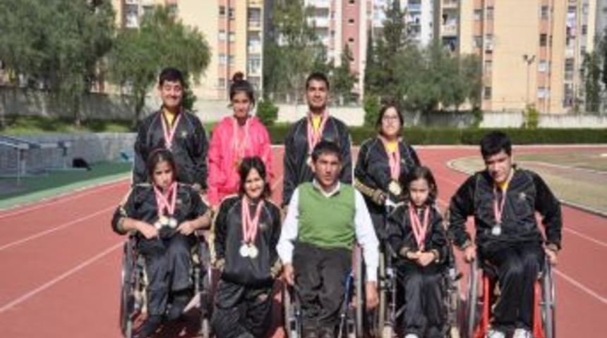 Adanalı Gen&ccedil; Engelliler, T&uuml;rkiye Atletizm Şampiyonası'nda 12 Altın Madalya Aldı