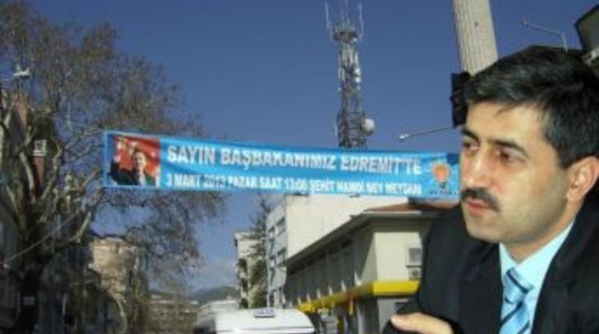 Edremit Ak Parti&rsquo;de Başbakan Erdoğan Hazırlığı