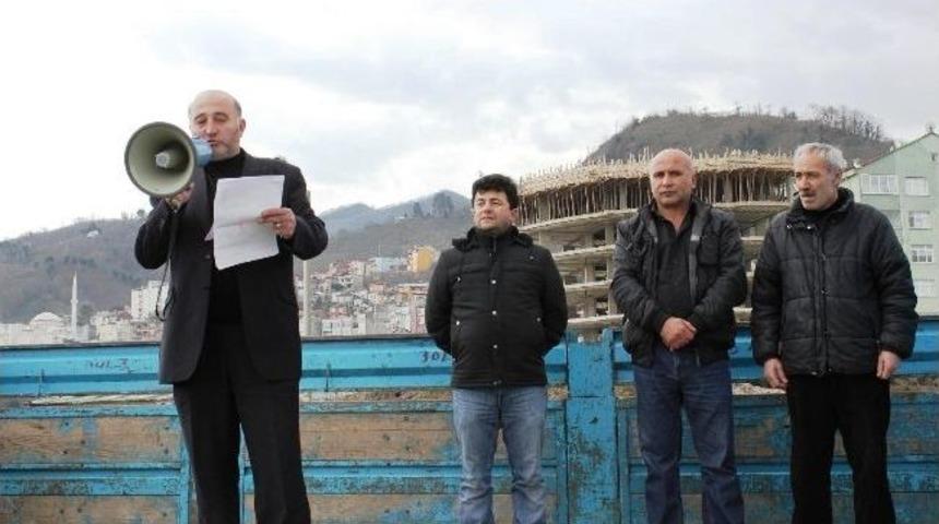 Tirebolulu Nakliyecilerden Liman A&ccedil;ıklaması