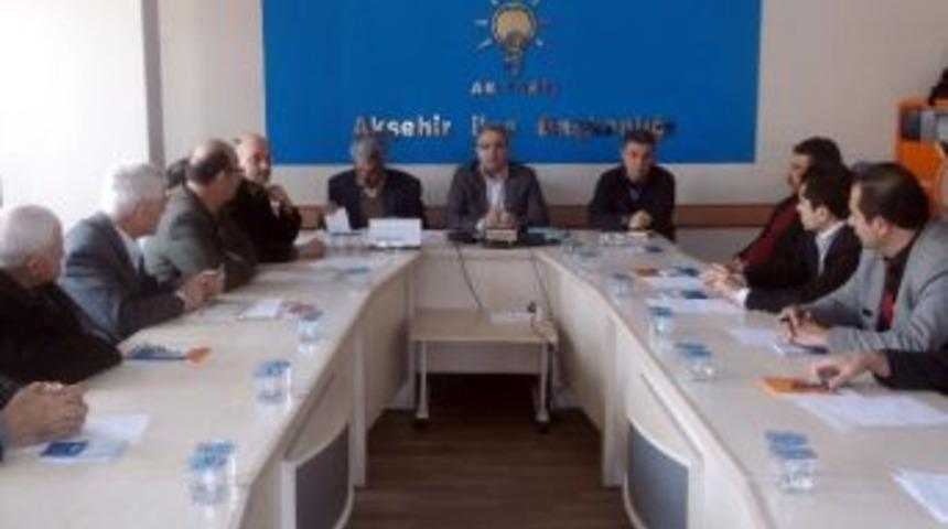Akşehir Ak Parti&rsquo;de Toplantı