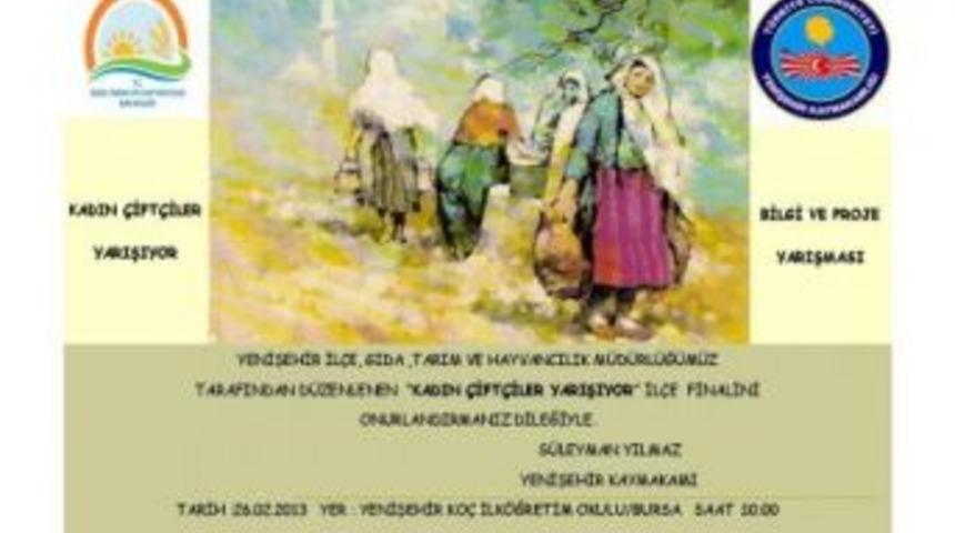 Yenişehirli Kadın &Ccedil;ift&ccedil;iler Yarışıyor