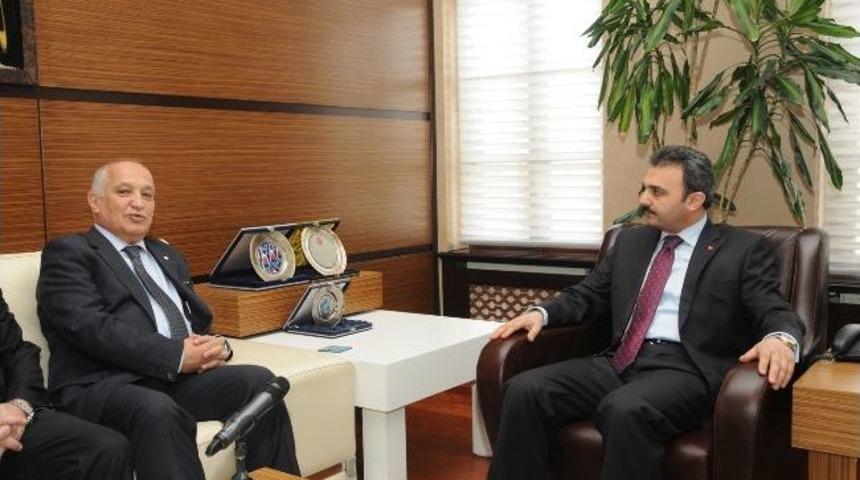 Kızılay Genel Başkanı Akar&rsquo;dan Başkan K&uuml;lc&uuml;&rsquo;ye Ziyaret