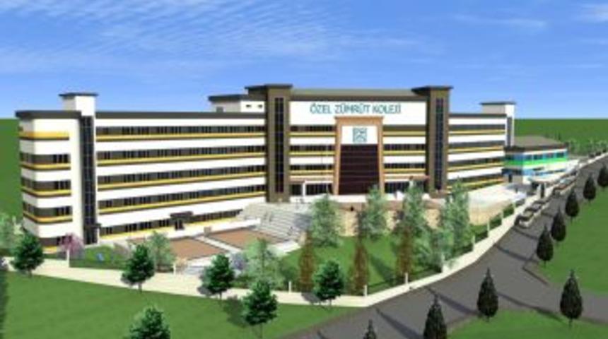Bandırma Z&uuml;mr&uuml;t Koleji'nin 800 Kişilik Yeni Binası Hızla Y&uuml;kseliyor