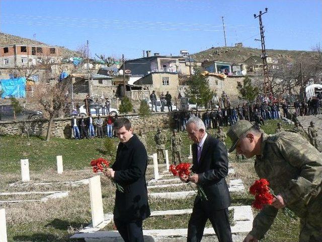 Kulp'ta 'kara Şehitleri' Anıldı