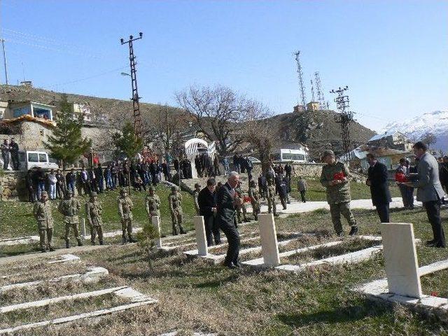 Kulp'ta 'kara Şehitleri' Anıldı