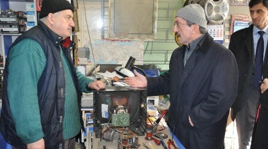 Başkan Vergili&rsquo;den Esnaf Ziyareti