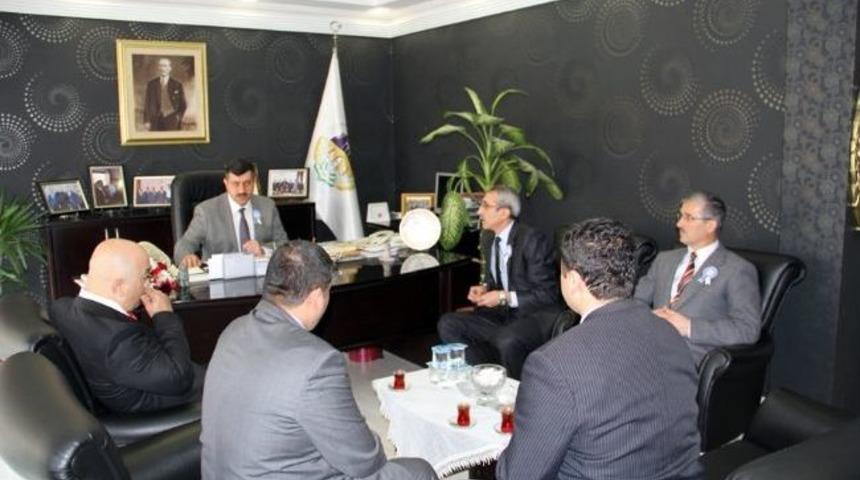 Osmancık Mal M&uuml;d&uuml;r&uuml;&rsquo;nden Başkan Yazıcı&rsquo;ya Ziyaret