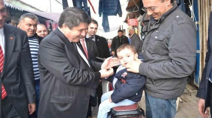 Tanrıverdi'den Kula'da Esnaf Ziyareti