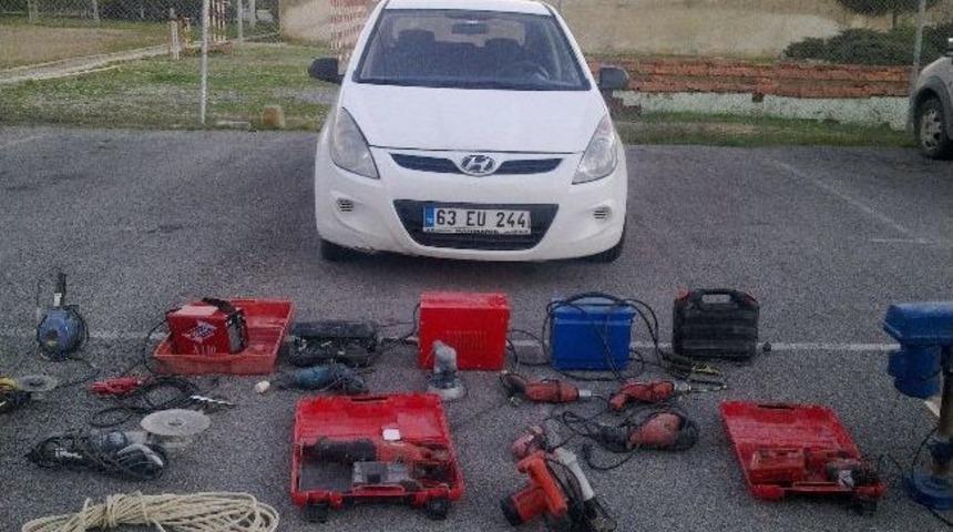 At&ouml;lye Malzemelerini &Ccedil;alan Hırsız Yakalandı