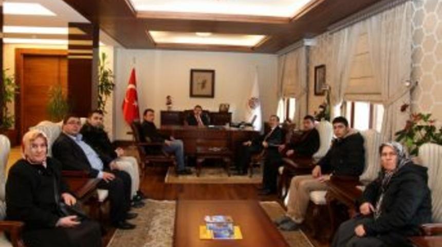 Şalpazarı Kaymakamlık Personelinden Vali Başk&ouml;y&rsquo;e ziyaret