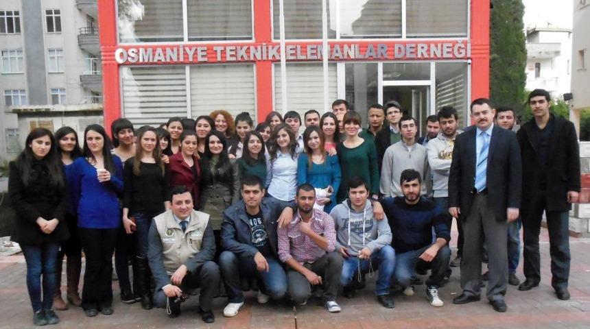 MKÜ'lü Öğrenciler OSTED'in Konuğu Oldu