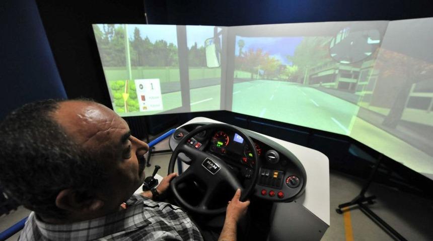 EGO Şof&ouml;rleri, Otob&uuml;s Sim&uuml;lat&ouml;r&uuml; Ile Eğitiliyor