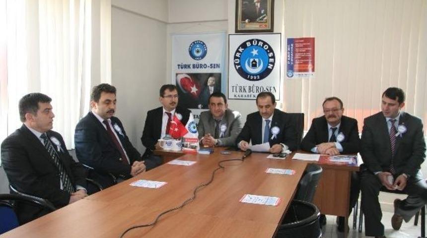 T&uuml;rk B&uuml;ro-sen&rsquo;den İş Bırakma Eylemi