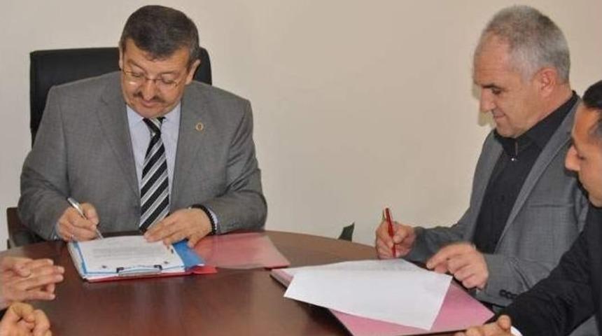 Atık Su Arıtma Tesisi S&ouml;zleşmesi İmzalandı