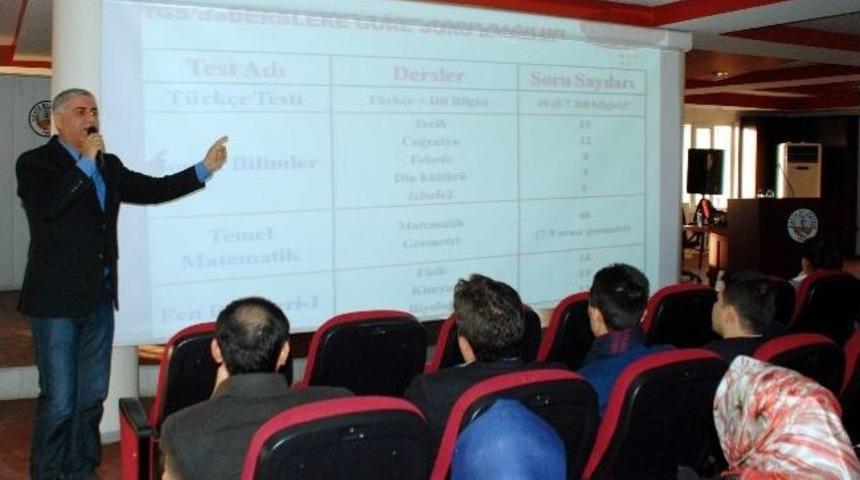 Sınava Girecek &Ouml;ğrencilere Konferans Verildi