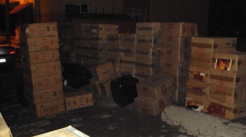 Tokat&rsquo;ta Ka&ccedil;ak Sigara Operasyonu