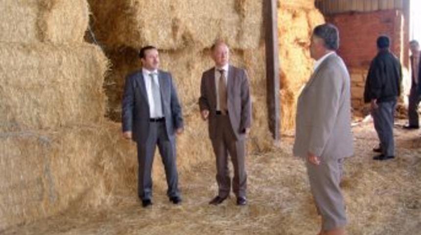 İtalya'dan Gelen Saman &Uuml;reticilere Dağıtıldı