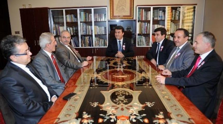 Vergi Dairesi M&uuml;d&uuml;rlerinden D&uuml;ndar&rsquo;a Ziyaret