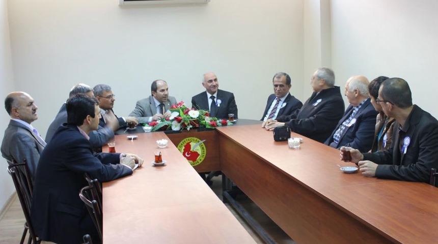 Defterdar G&ouml;k, Aktif Gazetecileri Ziyaret Etti