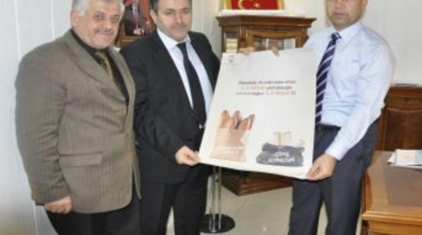 Tmo İl M&uuml;d&uuml;r&uuml; G&uuml;neş, Siverek Kaymakamı Erkal'ı Ziyaret Etti