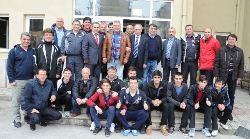 Şampiyon Gazi Lisesi'ne Teşekk&uuml;r Ziyareti