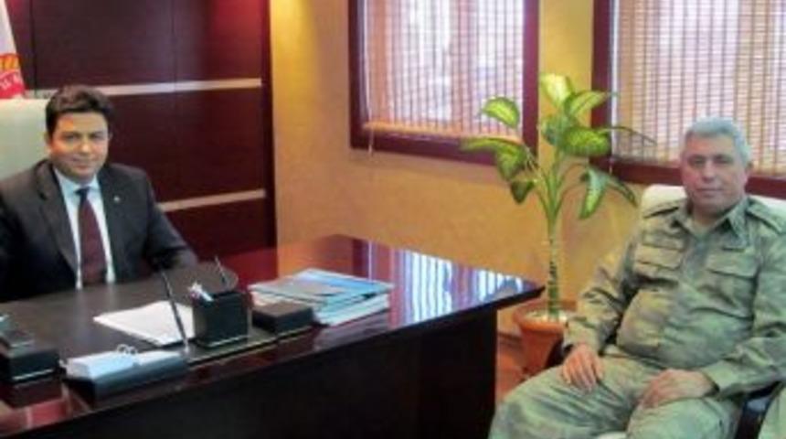 Alay Komutanı Meclis Başkanını Ziyaret Etti