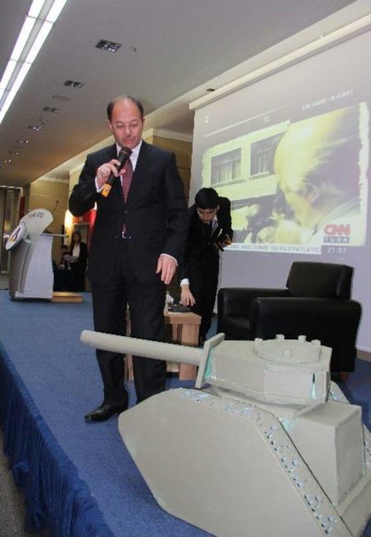 Eski Sağlık Bakanı Akdağ, Tankın Namlusunu Duvara Çevirdi G1