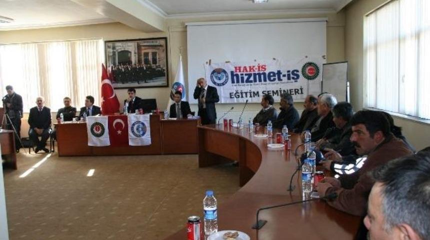 Kars Belediyesi&rsquo;nde İş&ccedil;ilere Eğitim Semineri