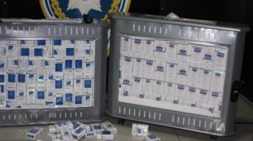 Elektrikli Sobada Gizlenmiş Bin Paket Ka&ccedil;ak Sigara Ele Ge&ccedil;irildi