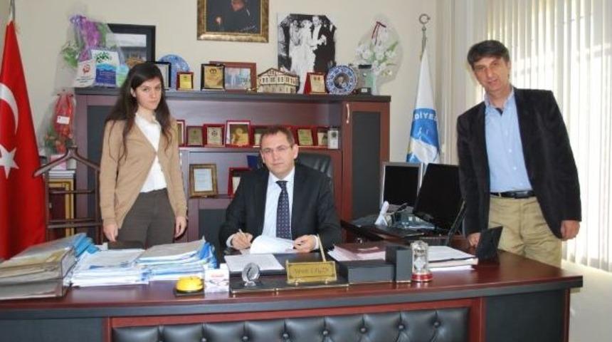 K&uuml;&ccedil;&uuml;kk&ouml;y&rsquo;de Bitkisel Atık Yağ Toplama Protokol&uuml;