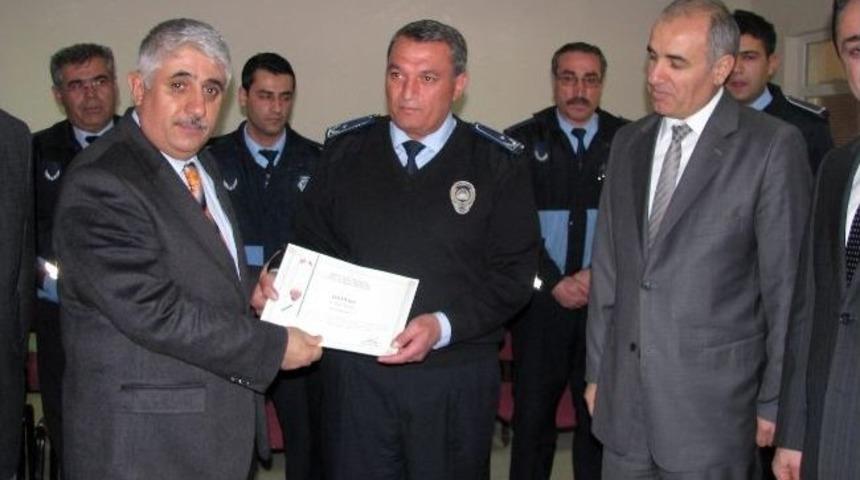 Sorgun&rsquo;da 18 Zabıta Personeline Sertifika Verildi