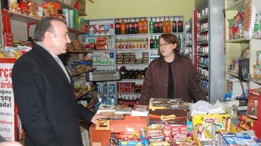 Başkan Doğan Esnafla İ&ccedil;i&ccedil;e