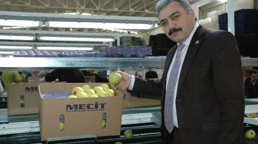 Karaman'da 40 Bin Ton Elma Soğuk Hava Deposunda Bekliyor