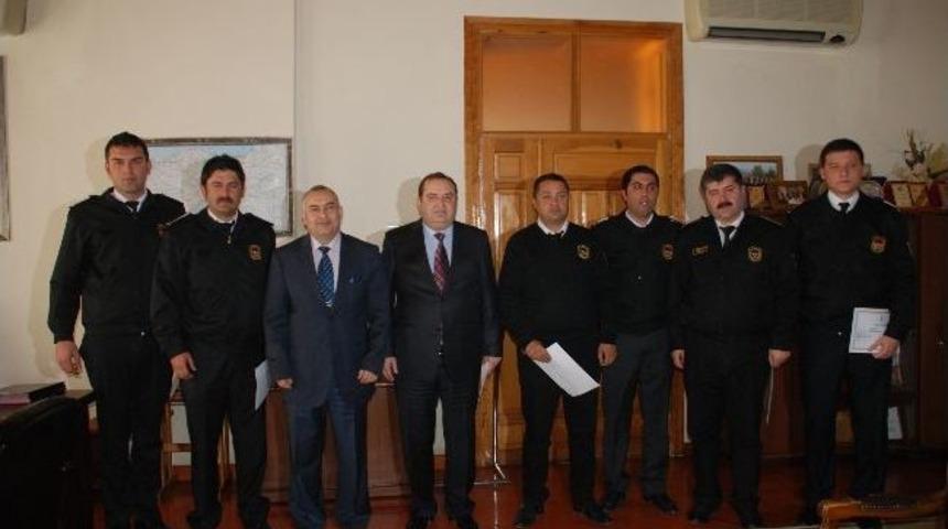 Taşucu G&uuml;mr&uuml;k Muhafaza Memurları &Ouml;d&uuml;llendirildi