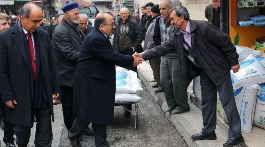 Başkan G&uuml;mr&uuml;k&ccedil;&uuml;oğlu'nun Esnaf Ziyaretleri Devam Ediyor
