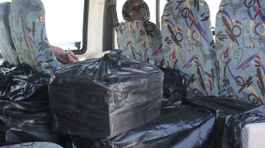 Kars&rsquo;ta 13 Bin Paket Ka&ccedil;ak Sigara Ele Ge&ccedil;irlidi