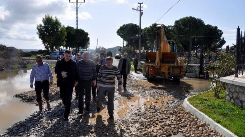 Vali Al, Taşkın Alanlarını İnceledi
