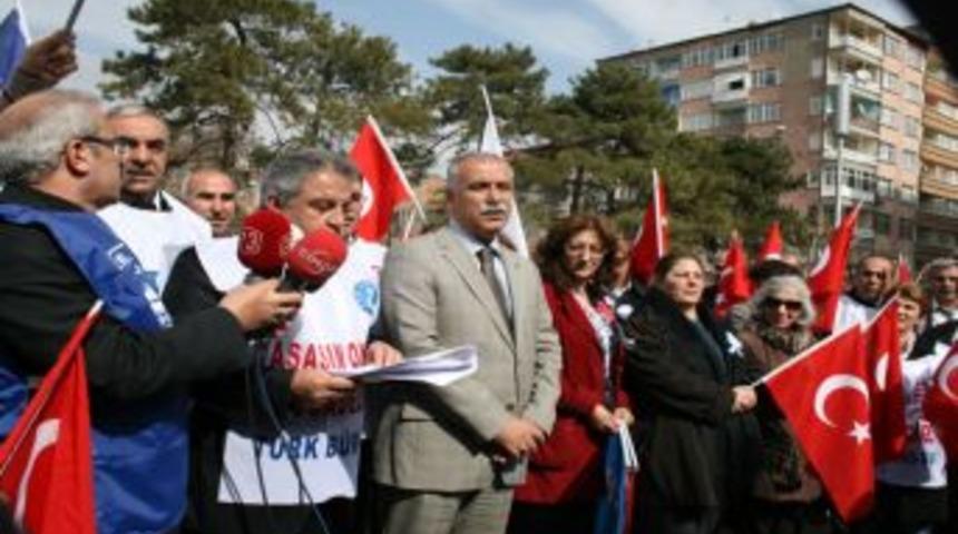 Adalet &Ccedil;alışanların'dan iş bırakma eylemi