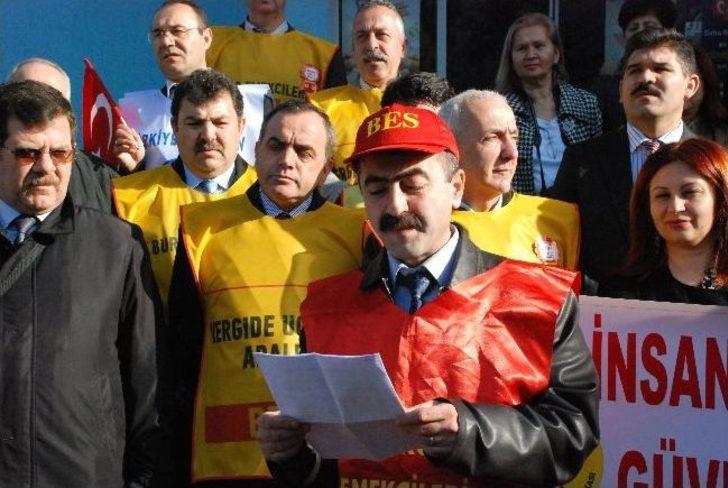 Akhisar'da Memurlar Grev Yaptı G1