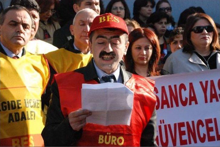 Akhisar'da Memurlar Grev Yaptı G3