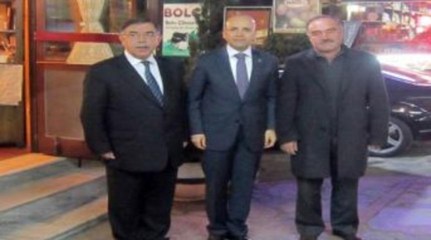 Maliye Bakanı Mehmet Şimşek Bolu Dağı'nda Vali Yılmaz İle Bir Araya Geldi