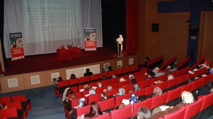 Büyükşehir'den Menopoz Konferansı